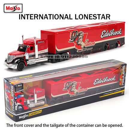 Maisto 1:64 MACK Anthem LoneStar UP Transport Casting Manufacturing Trailer Model Simulation Model Alloy Car Collection