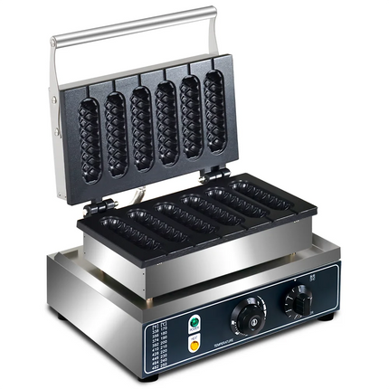 HPH2O Electric Waffle Maker French Crispy Stick Corn Cob Stick Baking Machine 1550W  Hot Dog Machine Kitchen Appliance