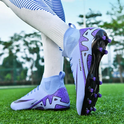 Original Men Football Field Boots Professional Society Indoor Boys Soccer Shoes Match Training Resistant Kids Football Shoes