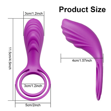 Cock Ring Penis Stimulator Massager Lasting Ejaculation Delay Vibration Cock Rings for Man Couple Ring Sex Erotic Adult Toy