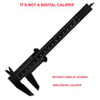 No digital calipers
