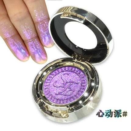 Sheeneffect Monochrome Eyeshadow Chameleon Glitter Shimmer Eye Shadow Highgloss Long Lasting Eye Makeup