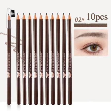 Eyebrow Pencil Waterproof Eyebrow Enhancers Long Lasting Brow Cosmetics Professional Makeup Brow 2mm Ultra-fine Eyebrow Pencil