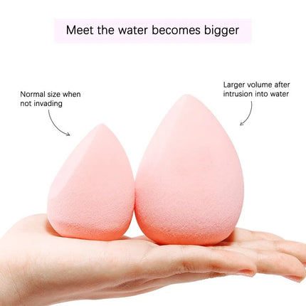 10pcs/set Makeup Sponge Set Mini Finger Puff Triangle Powder Puff Soft Beauty Egg Foundation Cream Concealer Make up Beauty Tool