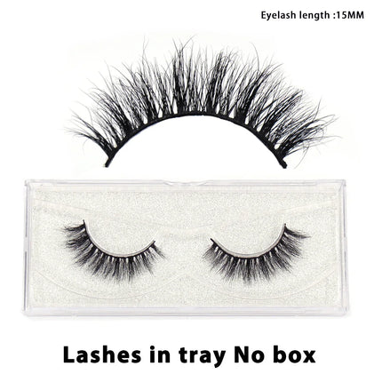 LEHUAMAO  3D Mink Lashes Wholesale Mink False Eyelashes Bulk 10/30/50 Pairs Soft Fluffy Natural Mink Lashes Makeup Mink Eyelashe