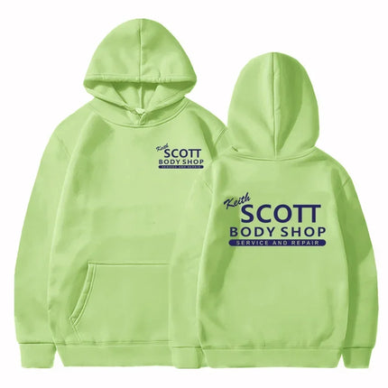 Tree Hill Hoodie Keith Scott Body Shop Hoodies Unisex Sweatshirts Autumn Winter Fleece Hooded Pullovers Graphic Sudadera Mujer