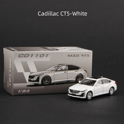 Massdi 1:64 Cadillac Escalade Car Model CT5 CT6 Alloy Miniature Diecast Vehicles Toy Collection