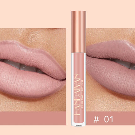 Handaiyan Lip Liner Lipgloss Set Waterproof Matte Liquid Lipstick Pencil Sexy Red Long Lasting Lipliner Makeup Cosmetics