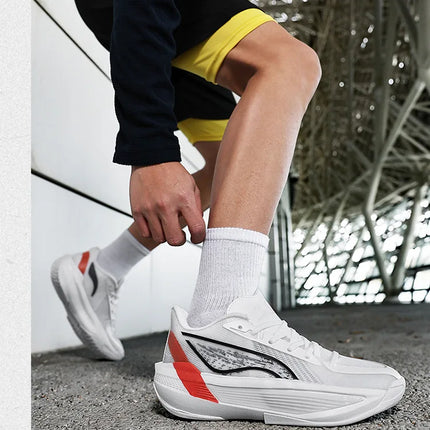 large-size basketball shoes wear-resistant summer sports sneaker with shock absorption professional combat for student children