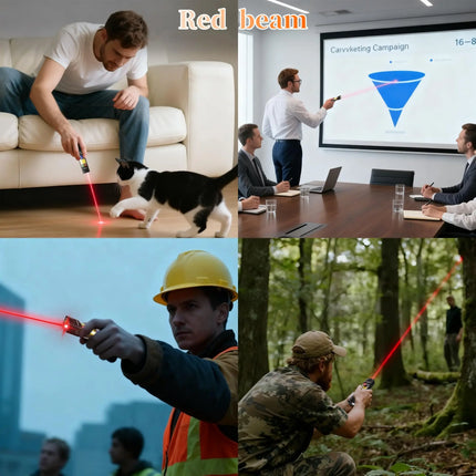 Triple Light Source EDC Flashlight Red Beam Night Vision 680 Lumens Max Stepless Dimming Magnetic Base USB Charging