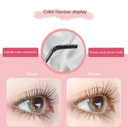 1 Pcs Cosmetics Eyelash Extension Waterproof Mascara Additional Volume Black Brown Thick
