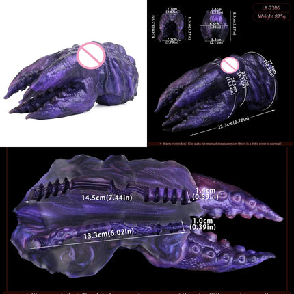 Silicone Monster Male Masturbator Daul Channel Anal Onahole Pussy Realistic Vaginal Textured Channel Stroker AdultSexToy For Man