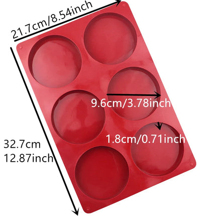 Cylinder Silicone Mold for Soap Jelly Pudding Resin Chocolate Cookie Mold hocolate Covered Sandwich Tool Candy Cake Baking Pan