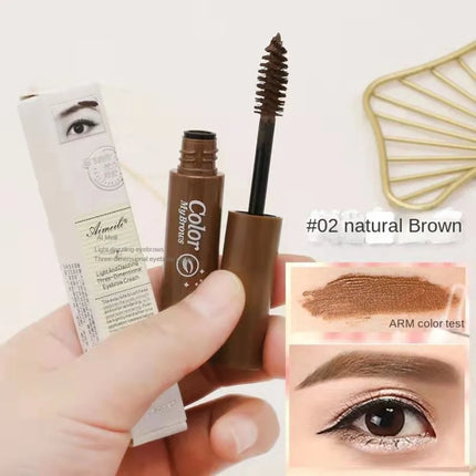 Brown Liquid Eyebrow Cream Long Lasting Natural Eyebrow Pencil Mascara Quick-drying Paint Eyebrow Gel Women Makeup