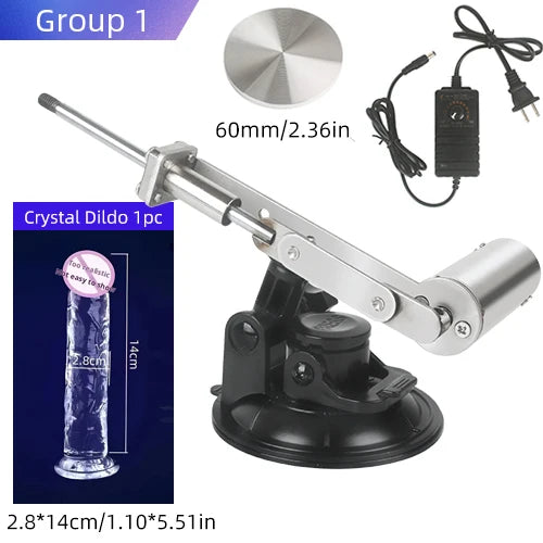 Reciprocating Linear Fuvk Machine Mini Telescopic Linear Actuator 3XLR Telescopic Sex Machine Masturbation Sexual Toys
