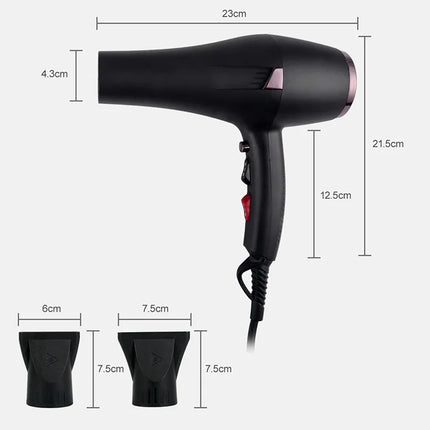 New Professional Salon 2400W High Power High Speed Hair Dryer with Constant Temperature Hair Care and Barber Recommendation