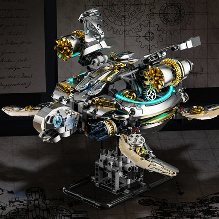 13097 Mechanical Turtle Building Blocks DIY MOC Model Desktop Decor Adult Collectible Gift Birthday Holiday 1277PCS