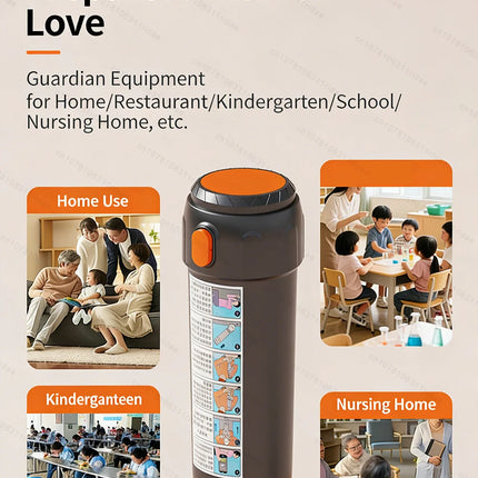 Automatic First Aid Device Choking CPR Machine with Masks Anti Choking Rescue Device Portable Anti Asphyxia Home Suction Rescue