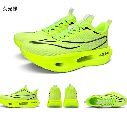 Running Shoes Carbon Board Speciality Marathon Men Sports Breathable Lightweight Women's Comfortable Athletic Nonskid Sneakers