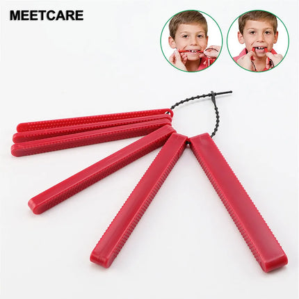 Chewing Teether Tube for Adult Kids Speech Therapy Autism Sensory Rehabilitation Lower jaw Tongue Muscle Trainer Talk Tools
