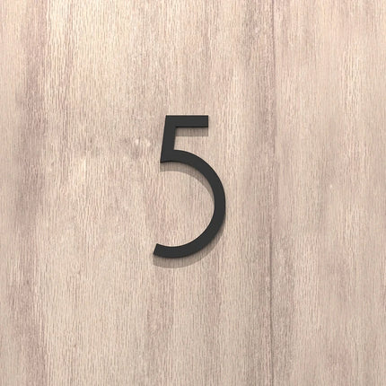 On The Door Extra Apartment Floating Exterior House Hotel Building 3D Digits Number Art Nordic Home Decor Wall Sticker Acrylic