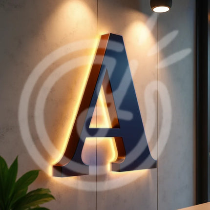 Business Led Poster Logo Outdoor Custom Light Sign Signboard Acrylic Signs Letters Advertising Decorative Luminous Lights 3d