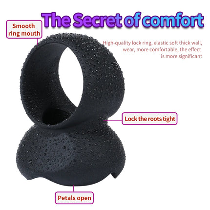 Liquid silicone egg lock ring Couple shock delay ring Egg lock ring Adult products Male penis lock rin Ring of penis