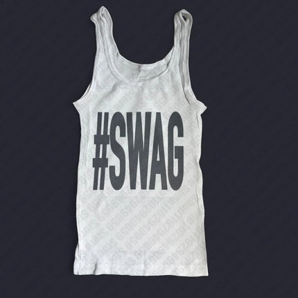 Aesthetic Vintage Women's Streetwear Tank Top Grunge Emo Girls Slim Punk Letter Print Cute Crop Tops Y2k Clothes Gothic Baby Tee