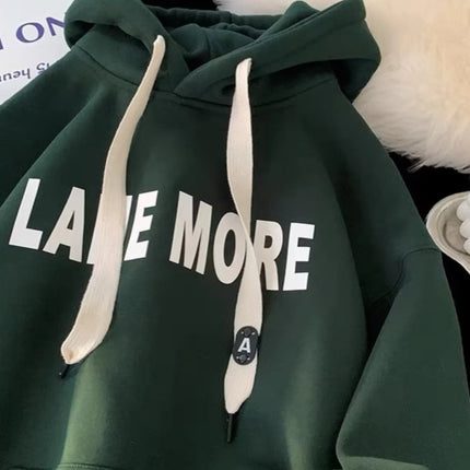 !!!viral!!! Heavyweight Fleece Hoodie Autumn Winter American Trendy Brand Men's Long Sleeve / Chandail à Capuchon Polaire Lourd Automne Hiver