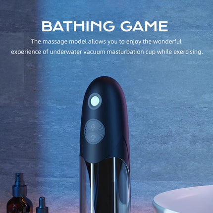 Penis Pump Water Bath Penis Exerciser Penile Thicken Electric Sex toys Dick Massage Product Cock Stretch Toy for Man