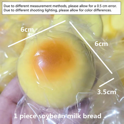 Squishy Simulated Milk Bread Slow Rising Squeeze Squishy Toys Stress Relief Sensory Fidget Toys for Anxiety ADHD Autism