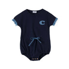 Navy Romper / 3-4Y