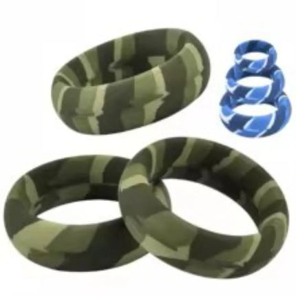3 Different Size Cock Rings Sex Toys Silicone Penis Ring Erection Long Lasting Stronger Cockring Cock Sexual Stimulation