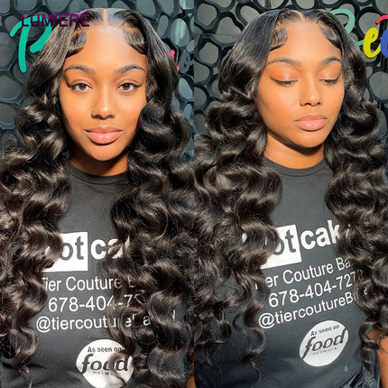 13x4 13x6 Invisiable HD Lace Full Frontal Only Melt Skins Loose Deep Wave 5x5 6x6 7x7 Skinlike HD Lace Closure Pre Plucked Hair