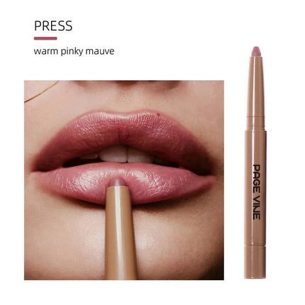 Blogger Recommended Lip Liner Brand Long-lasting Velvet Matte Beginner-friendly Sexy Double-ended Silky Peptide Nude Lip Liner