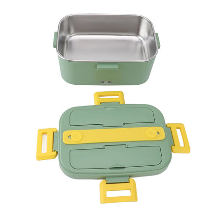 Electric Lunch Box 1.8L 360 Degree Circulation Heating SUS304 Liner Dishwasher Safe Portable Heated Lunch Box for Office Travel