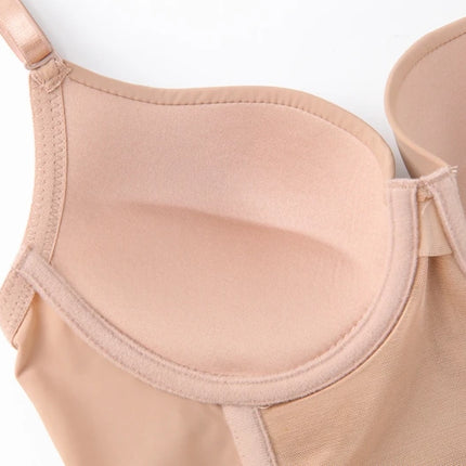 Thongs Bodysuit Shapewear Women Full Body Shaper Waist Trainer Steel Bones Tummy Control Underwear Flat Belly Underbust Corset