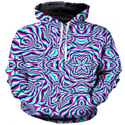 Colorful 3d Graphic Hooded Sweatshirts Casual Hoodies Male Printing Pullovers Long Sleeve Sportwear Autumn New Fashion Tops