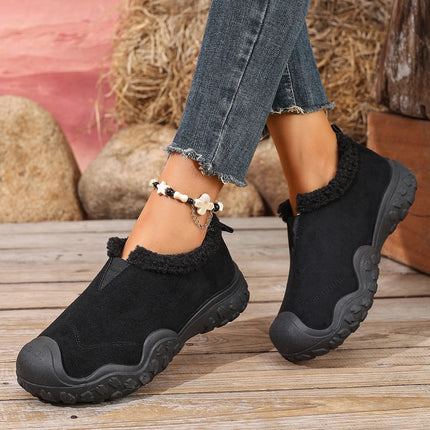 New Winter Women's Warm Casual Shoes, Plush Comfortable Versatile Shoes, the Best Gift for Women, Mom Shoes