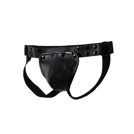 Men's Jockstraps Men Harness Bodysuit Jockstrap Underwear Jock with Removable Codpiece 'Big Bulge'. Adjustable Comfort and Size.