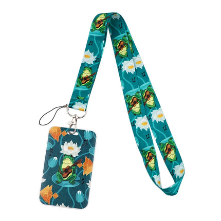 New Sakura Cherry Blossoms Flower lanyard card ID Badge Holder Keychain Pass Gym Mobile Kids Key Holder Key Rings Gift