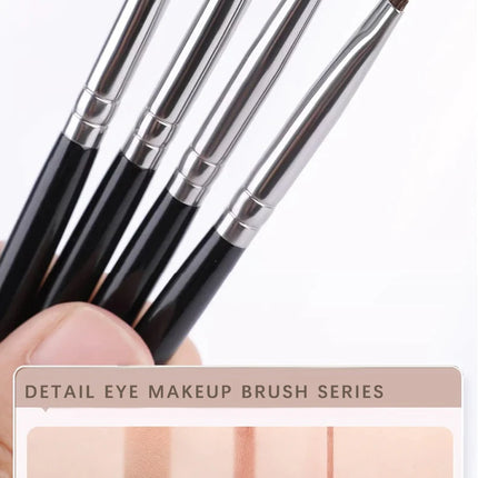 Horse Hair Eye Detail Makeup Brush Small Eye Shadow Brush Eyeliner Brush Smudge Brush for Precision Makeup Application