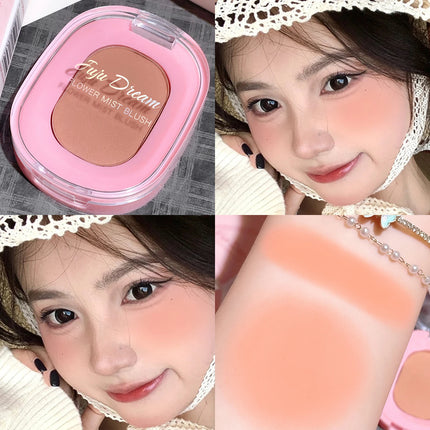 JUJu DREAM Flower Mist Blush Disc Monochrome Matte Powder Fine Flash Monochrome Blush Disc