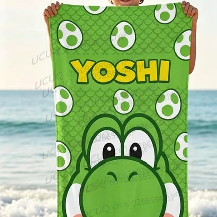 1 PC Mario Beach Towel Colorful Bath Towels For Girl Quick Dry Sand Free Beach Yoga Spa Gym Pool Beach Towel