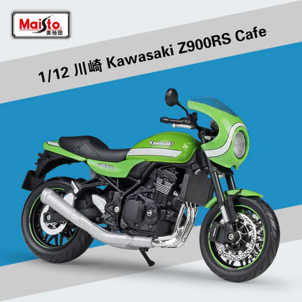 Maisto 1:12 Kawasaki Z900RS Cafe Die Cast Vehicles Collectible Hobbies Motorcycle Model Toys
