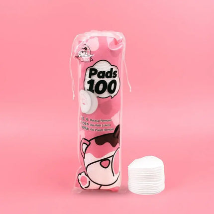100pcs Cotton Pads Round Make-Up Cotton Soft Make Up Nail Polish Remover Makeup Remover Pads Disposable Clean Cotton for Face