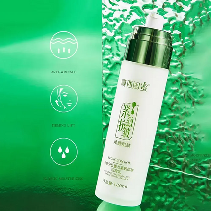 Sturgeon Caviar Anti Gravity Firming Anti Wrinkle Lifting Face Lotion Small Molecule Tonic Collagen Elastic Emulsions Skin Care