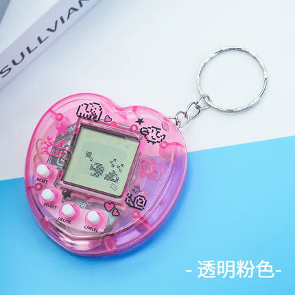 1/3/5PCS Transparent Electronic Pets Game Handheld Game Console Toy Virtual Cyber Digital Pet Pixel Funny Gift Play Toy