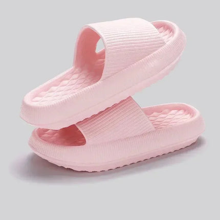 Women's Thick Platform Cloud Slippers EVA Soft Sole Pillow Slides Summer Beach Flip Flops Women Non Slip Bathroom Home Slippers