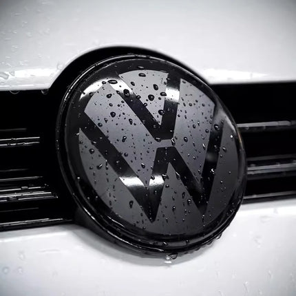 2Pcs Car Front Bonnet Grill Badge Cover Trunk Lid Emblem Sticker For VW Golf 6 7 8 Polo Passat B6 Variant CC Tiguan Atlas T-ROC